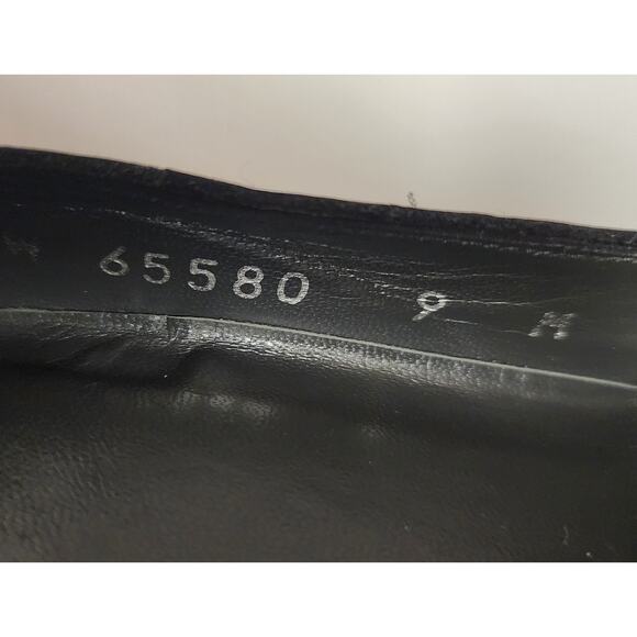 Stuart Weitzman Black Leather Peep Toe Ultra High Hee Pump Shoes Size 9M - Picture 11 of 11